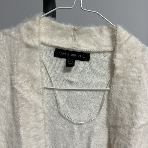 Banana Republic off-white long vest - Picture 2 of 2